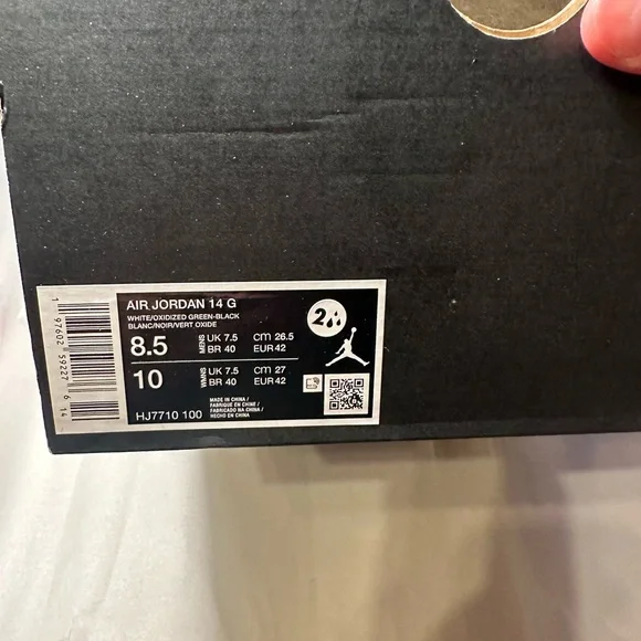Jordan 14 Golf Shoes Size 8.5